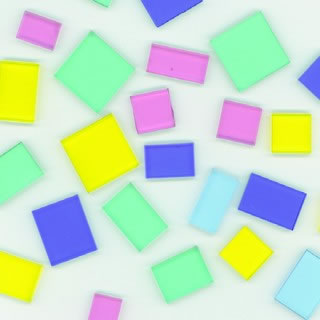 Heidi Grace Designs - Spectrum Mosaics Rainbow Pastel  (sold in 3's)